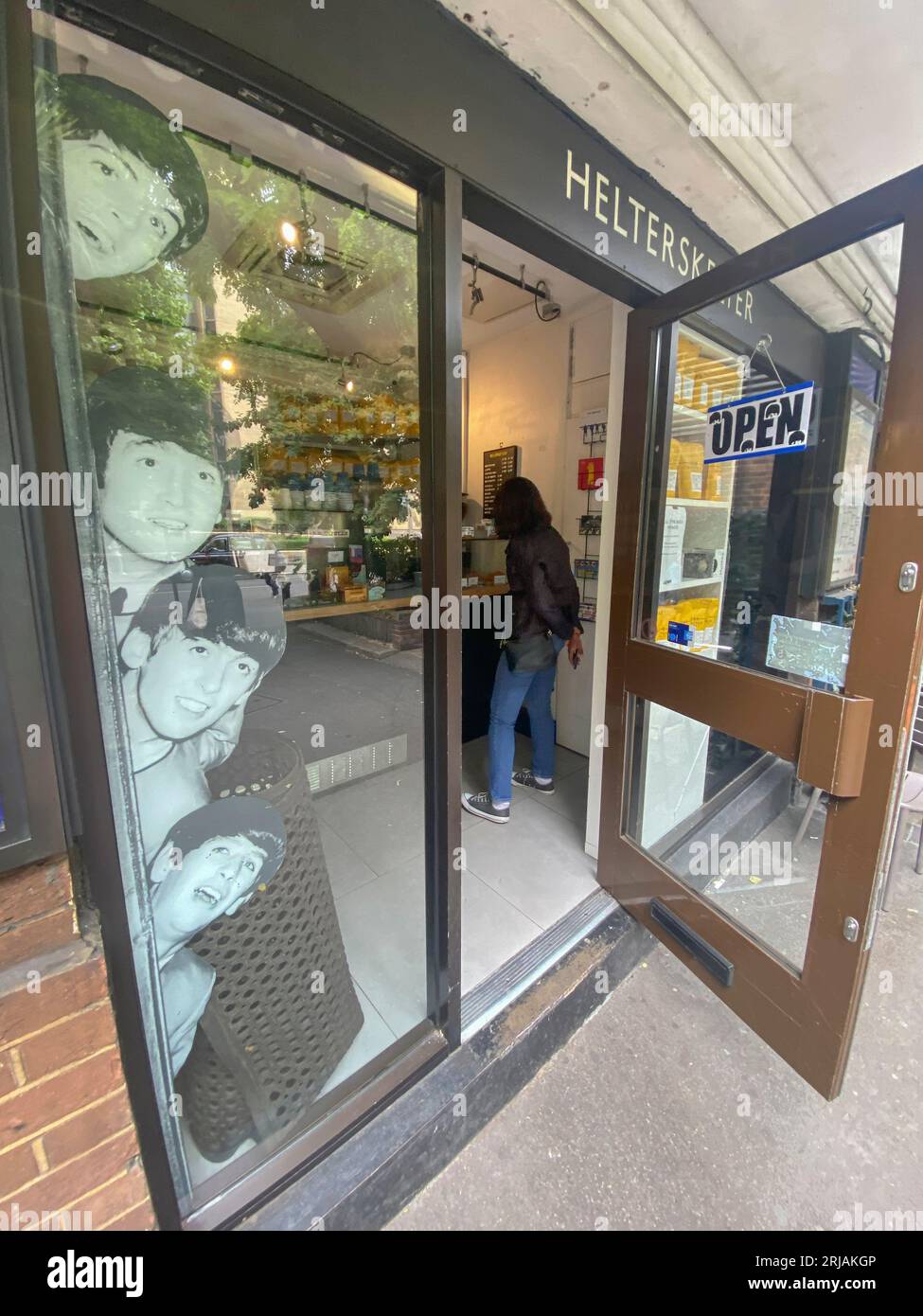 BEATLES coffee shop LONDON Stock Photo