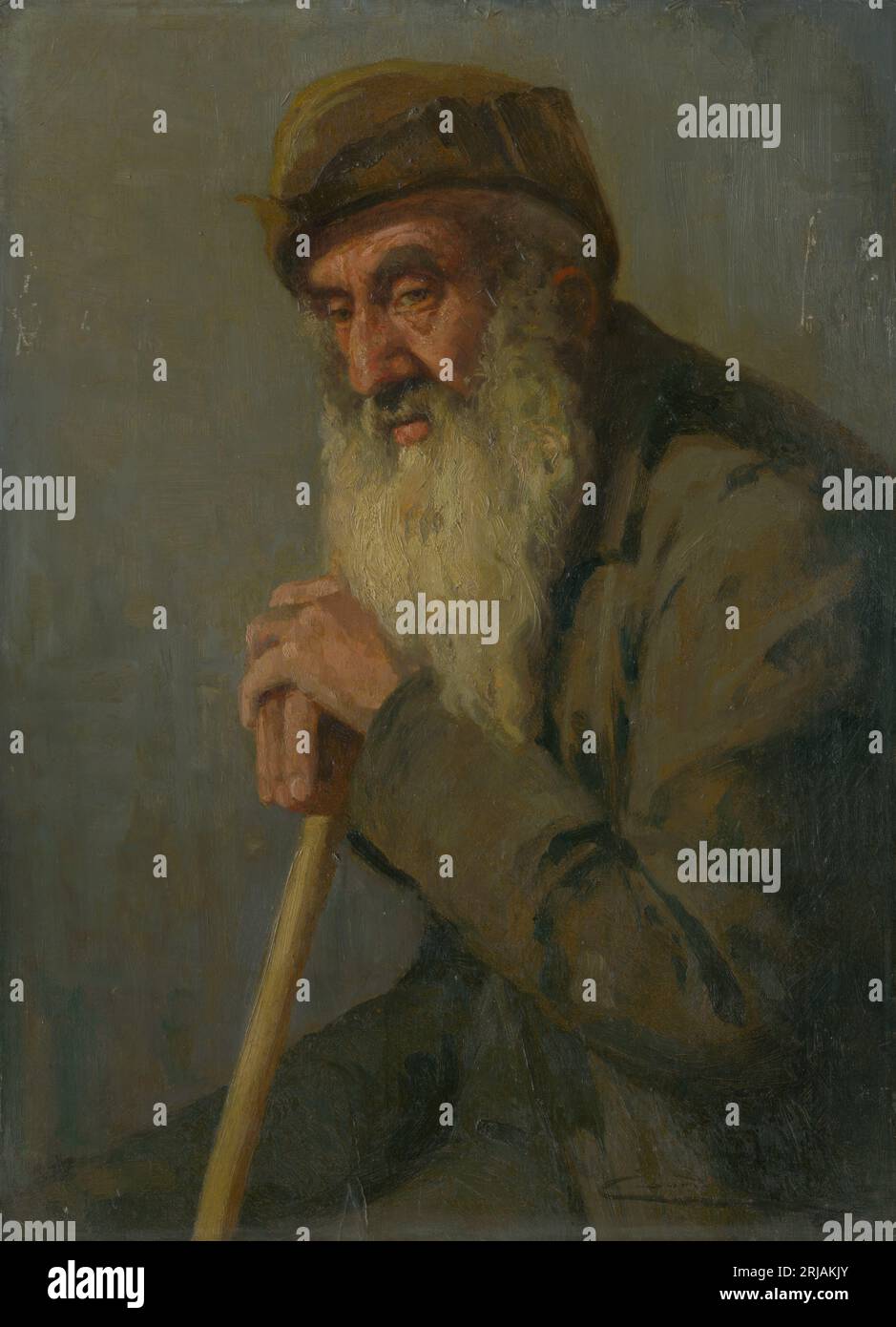 Study seated old man hi-res stock photography and images - Alamy