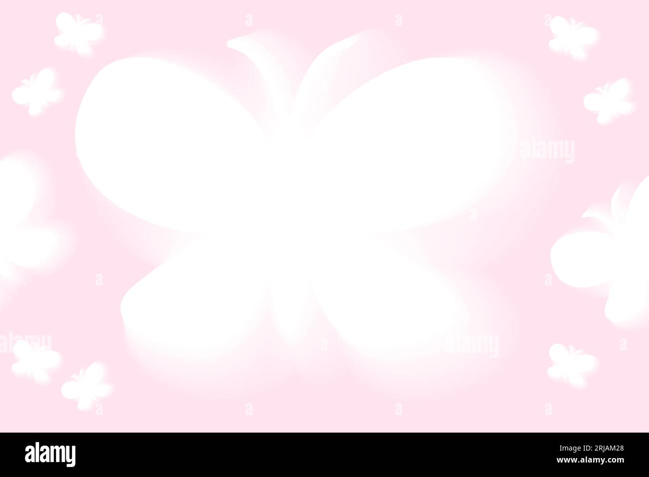 y2k aura aesthetic background. White butterflys on pink background. Soft  pastel girly graphic illustration with 2000s vibe. Can be used as wallpaper  Stock Vector Image & Art - Alamy