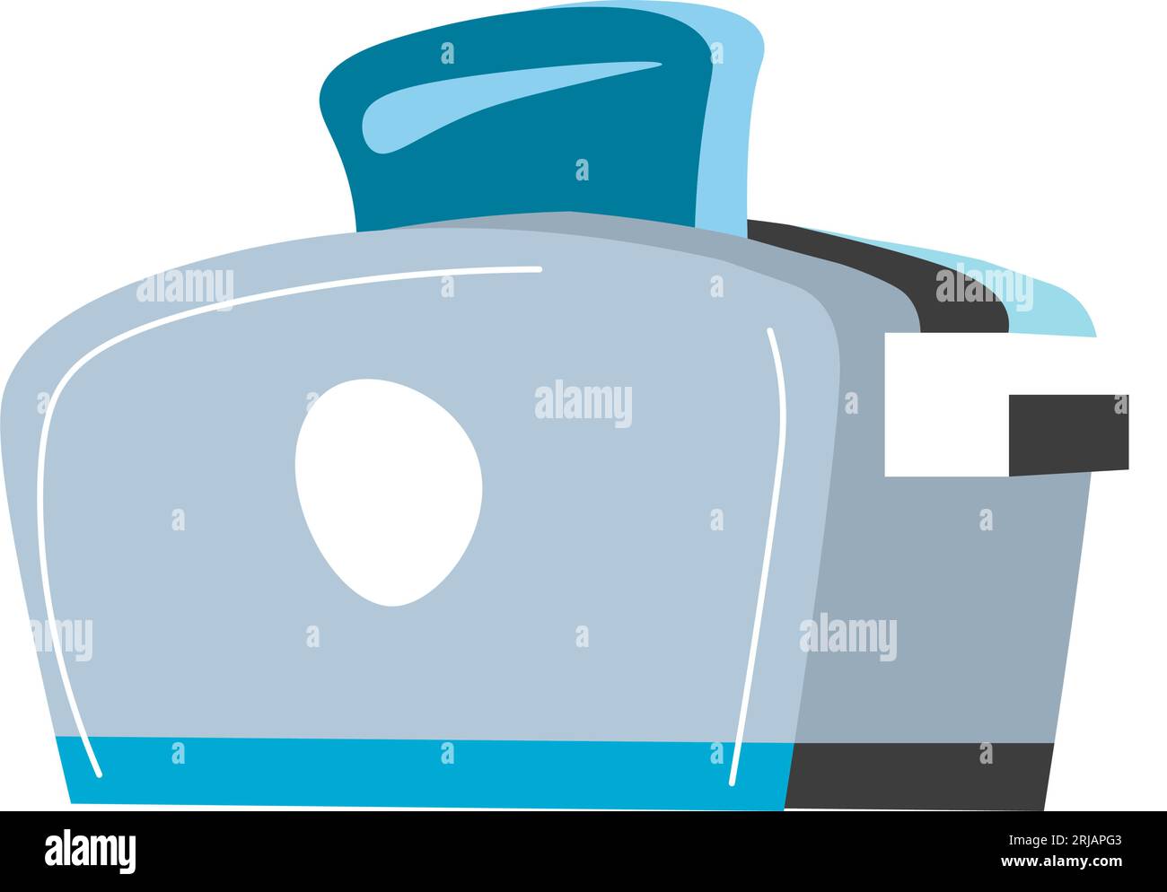 Toaster kitchen appliances for cooking vector Stock Vector