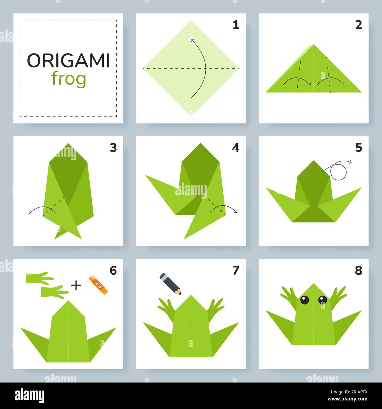 Origami frog 2024