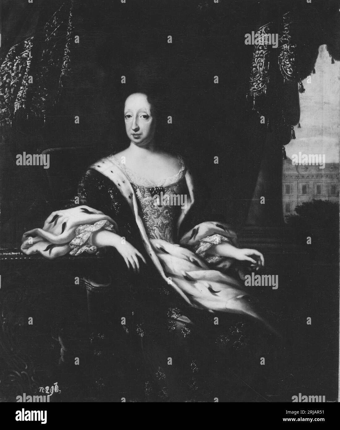 Hedvig Eleonora, 1636-1715, prinsessa av Holstein-Gottorp, drottning av Sverige Unknown date by David von Krafft Stock Photo