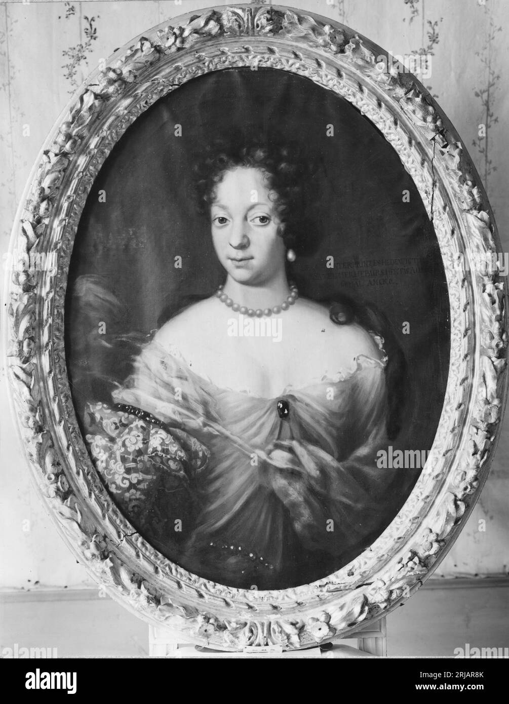 Hedvig, 1666-1755, prinsessa av Mecklenburg-Güstow hertiginna av Sachsen-Merseburg by David von Krafft Stock Photo