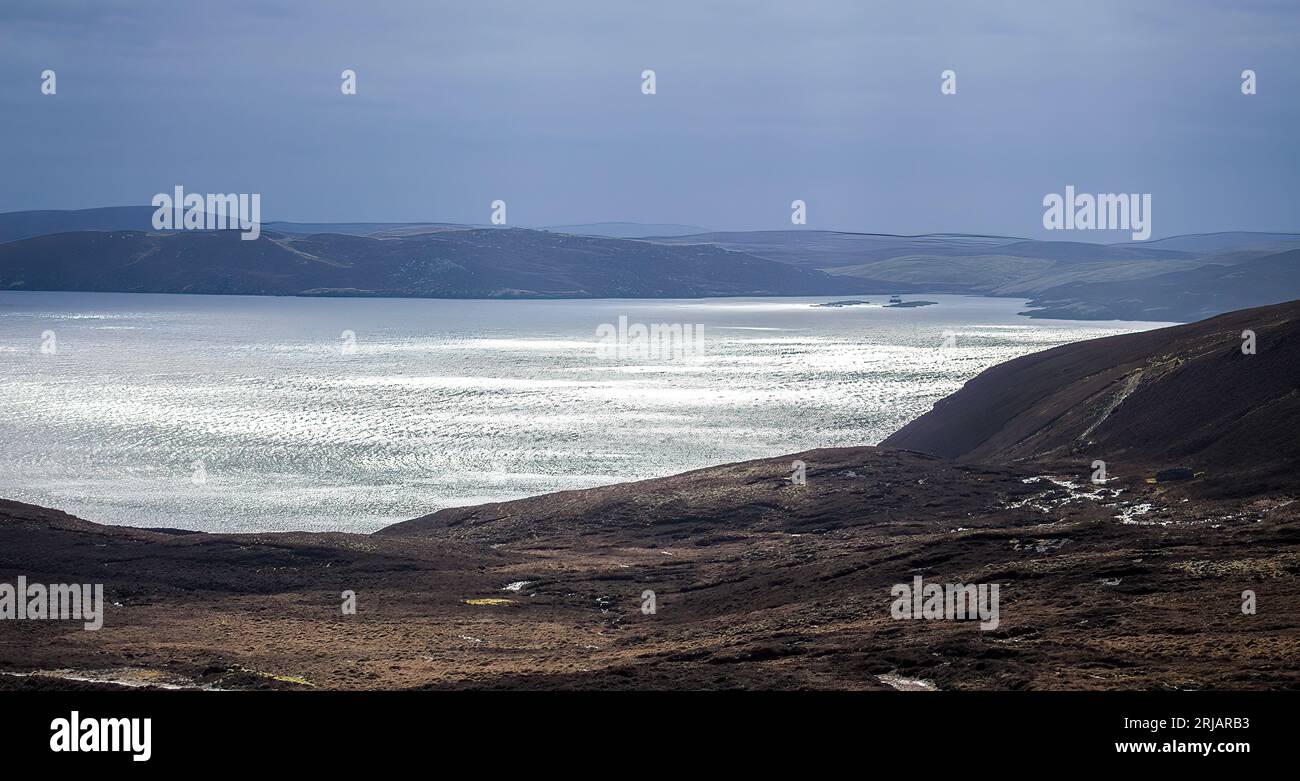 A shimmering sea Stock Photo