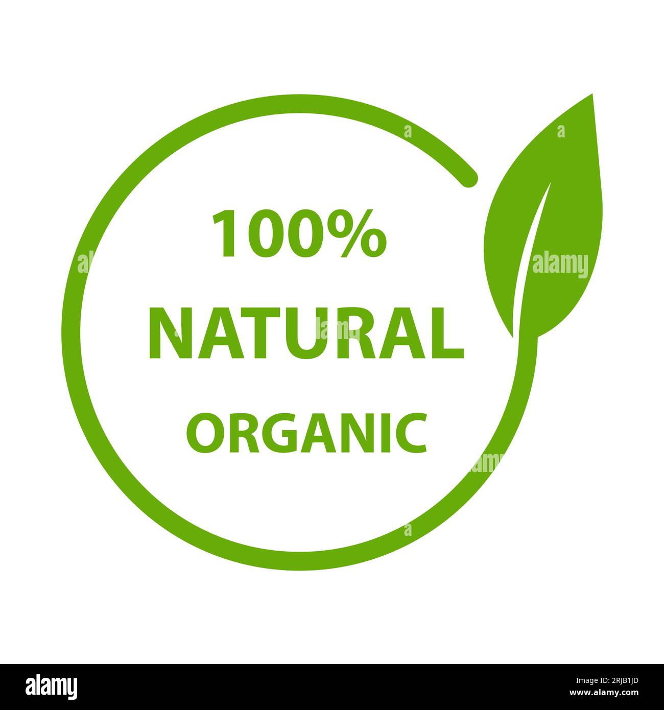 Cotton Icon, Organic Eco And Bio Natural Vector Logo. 100 Percent