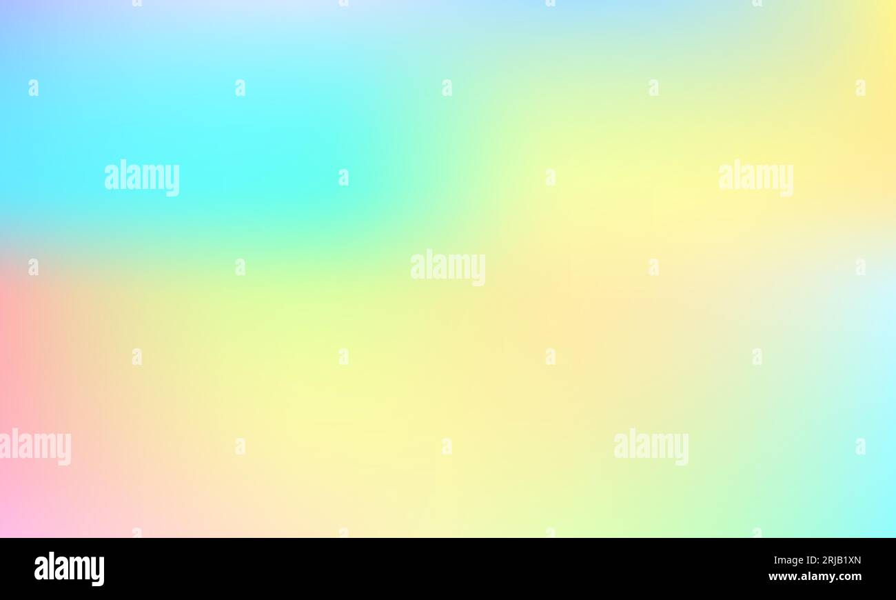 bright blurry pastel colorful gradient background design. eps 10 vector. Stock Vector