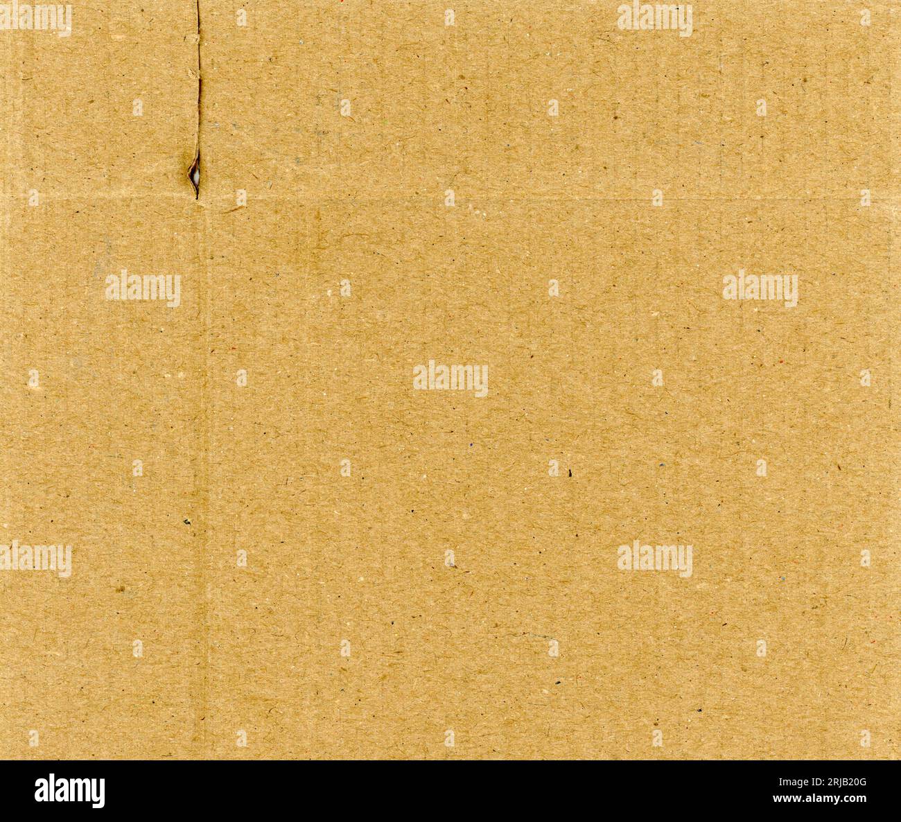 brown corrugated cardboard texture useful as a background Stock Photo