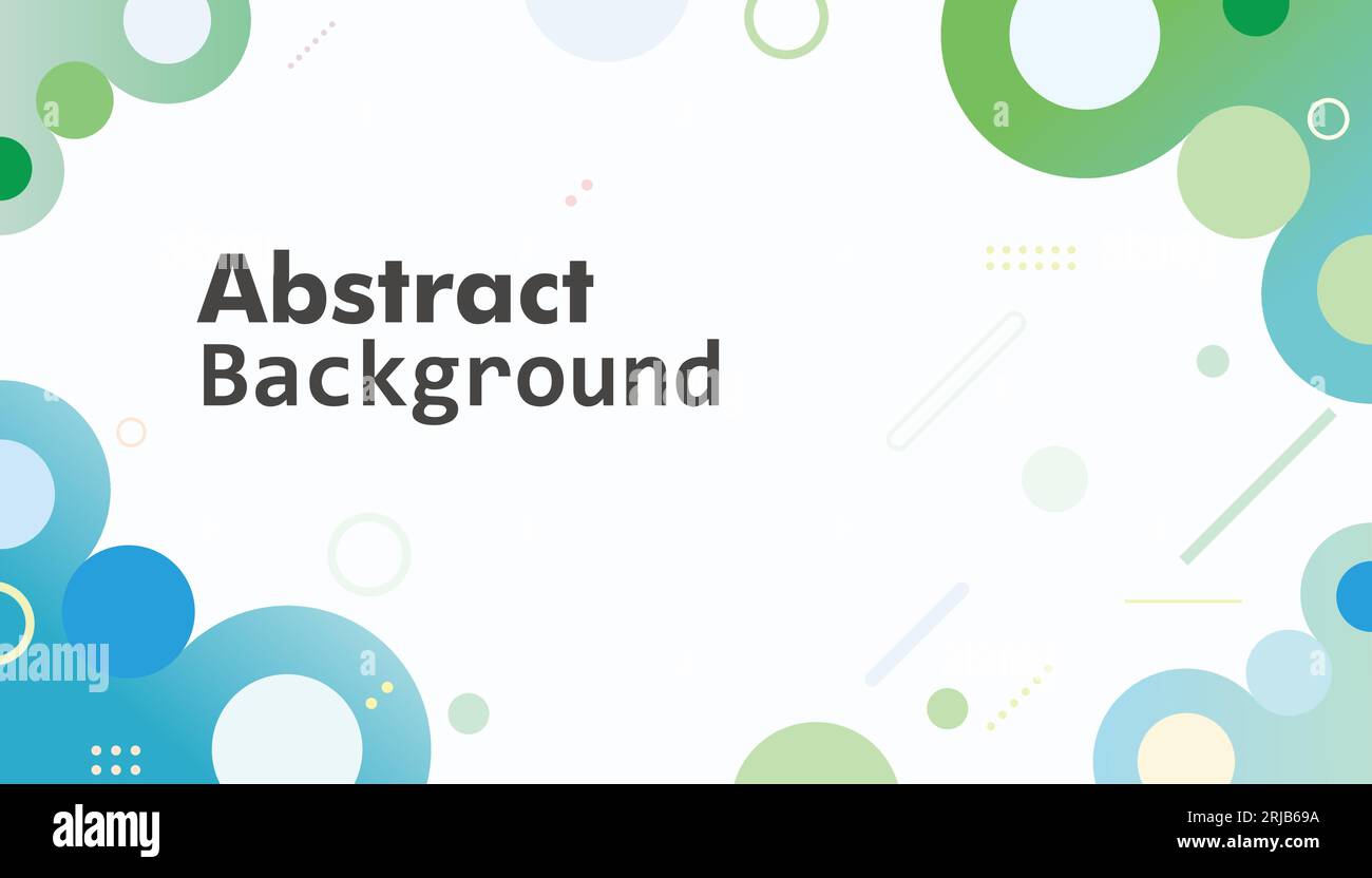 colorful trendy vector abstract circles background wallpaper template Stock Vector