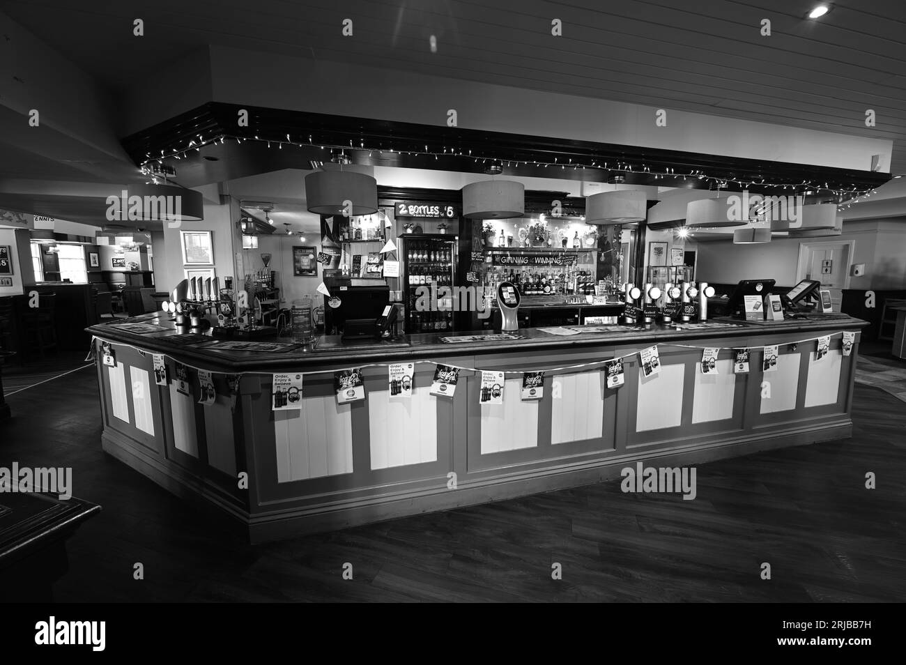 The interior of an English Public House Stock Photo Alamy