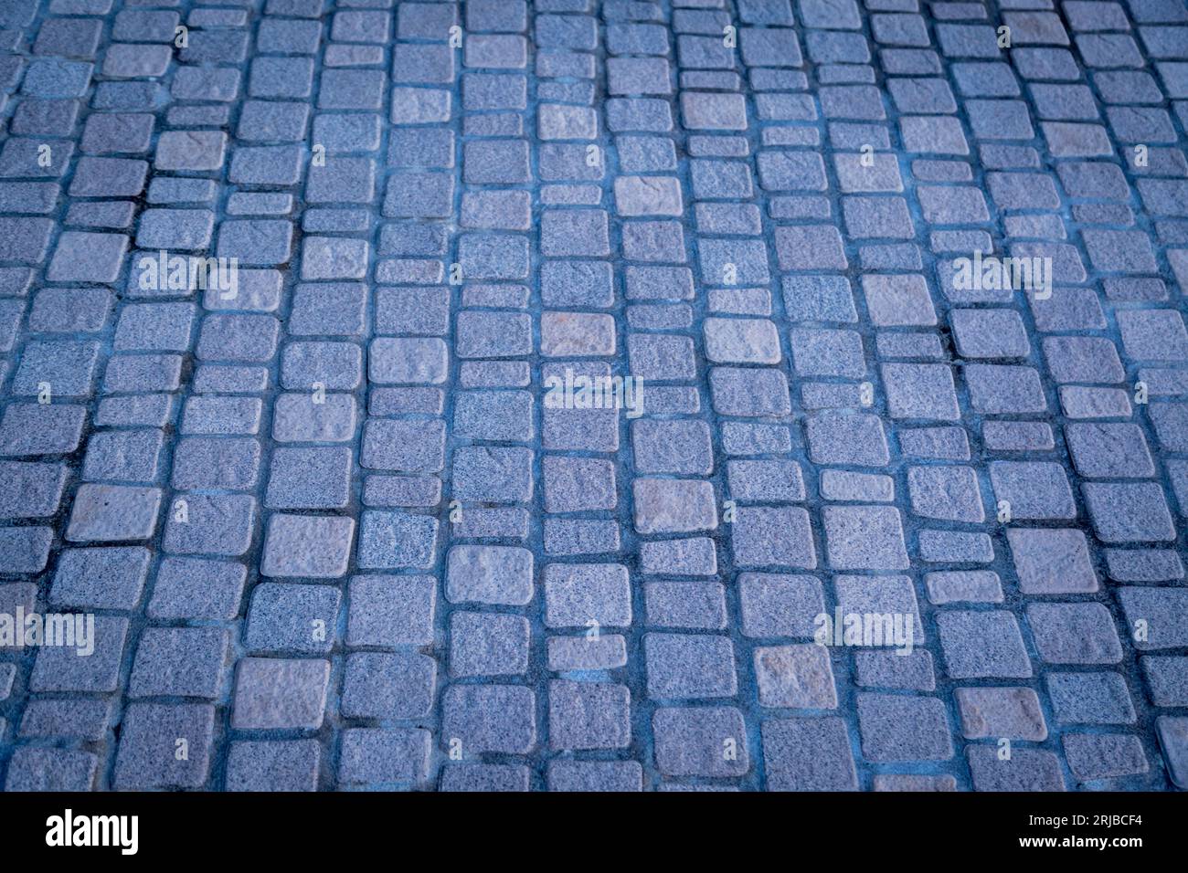 Cobblestone pavement texture background Stock Photo