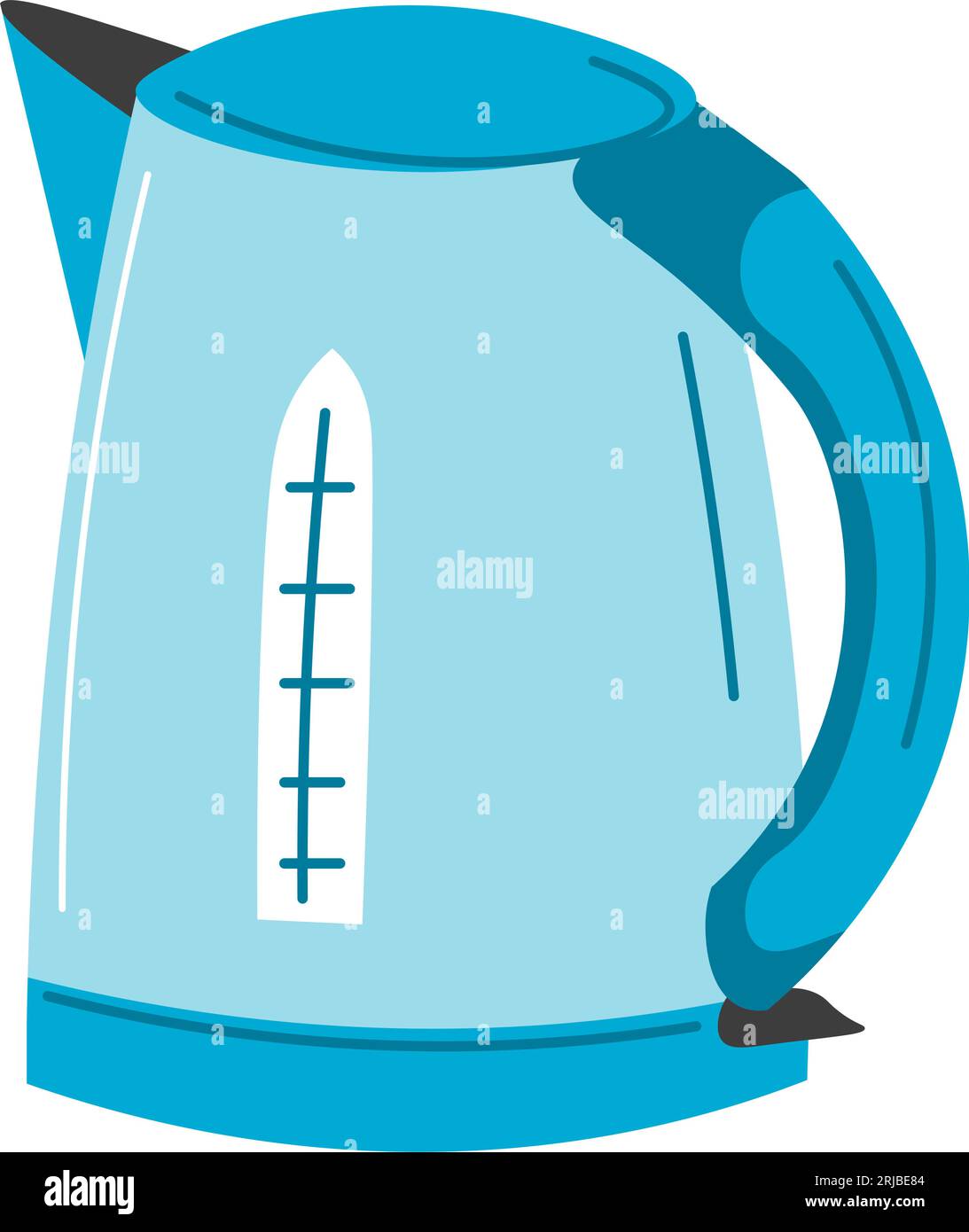 Electric kettle for boiling water, home appliances Stock Vector Image ...