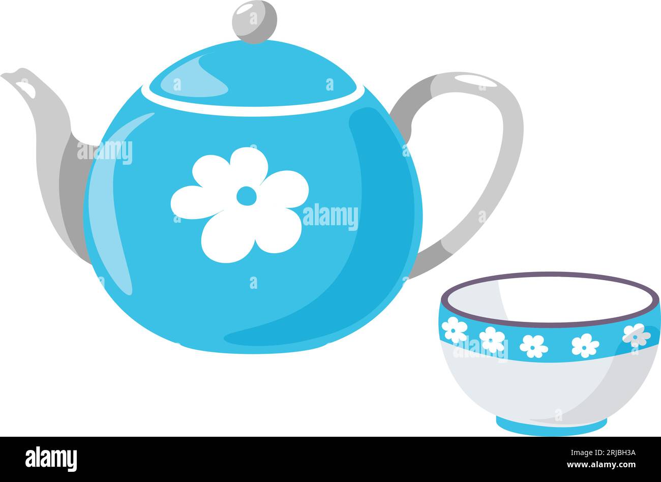 Small tea pot Stock Vector Images - Alamy