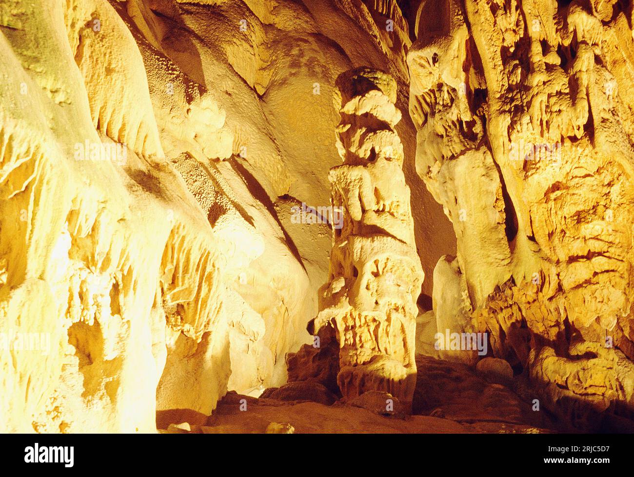 El Canelobre cave. Busot, Alicante province, Comunidad Valenciana, Spain. Stock Photo