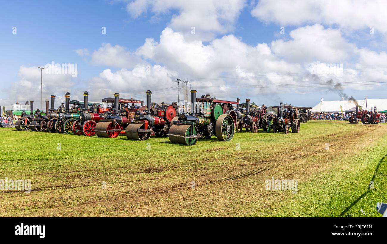 The West of England Steam Engine Society, Rally, Stithians show ground. Stock Photo