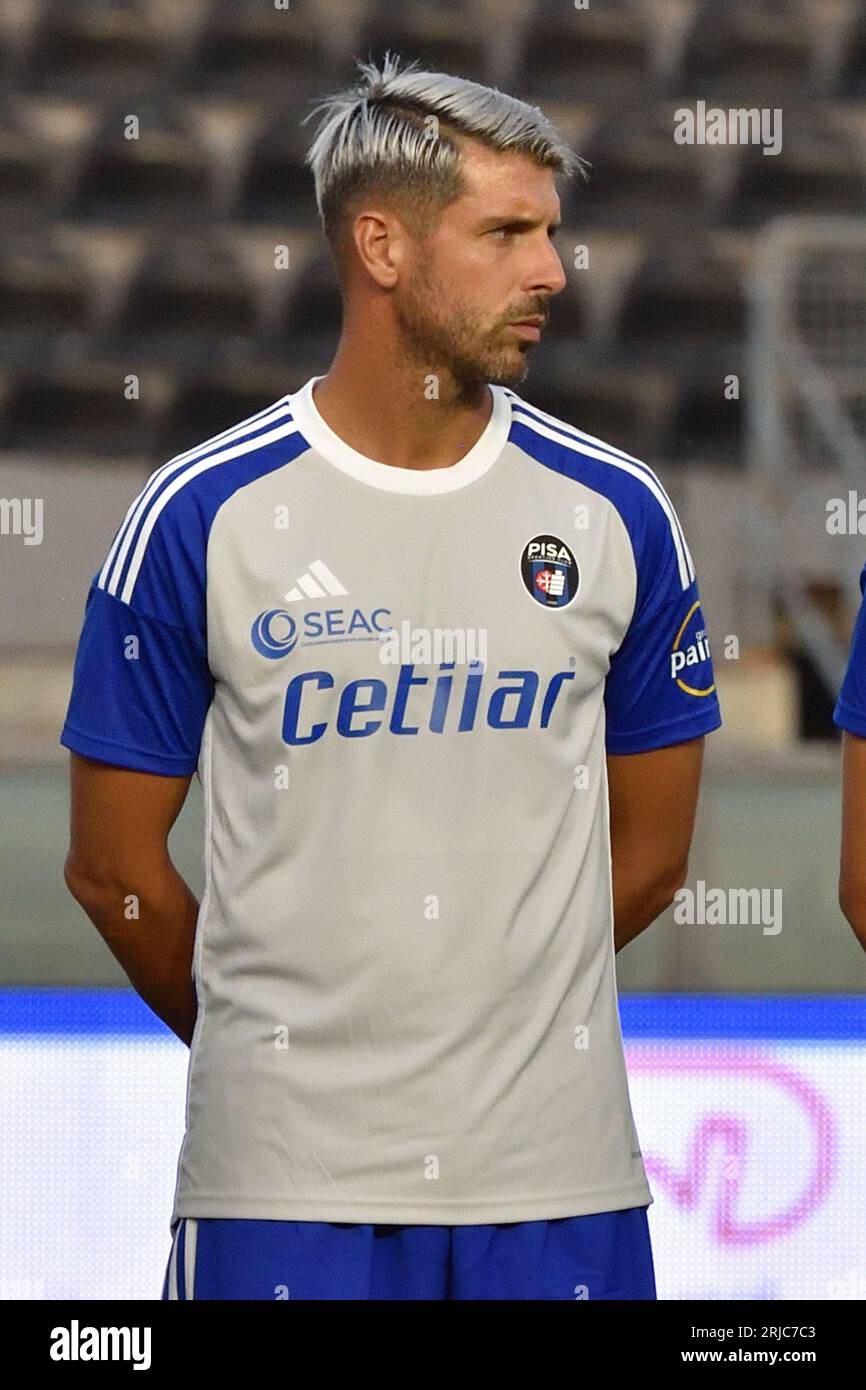 Miguel Luis Pinto Veloso (Pisa)  during  Pisa SC team presentation, Italian soccer Serie B match in Pisa, Italy, August 21 2023 Stock Photo