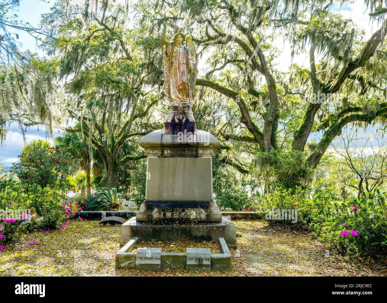 Bonaventure Cemetery,Historic and Famous, Savannah,Georgia, United States of America Stock Photo