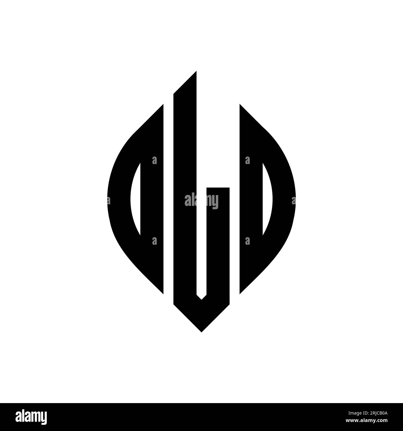 OLD circle letter logo design with circle and ellipse shape. OLD ...