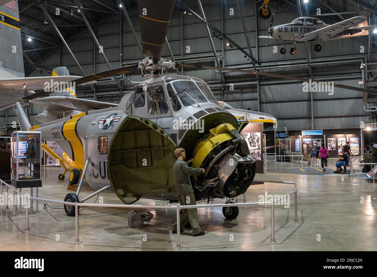 National Museum of the United States Air Force in Dayton Ohio Stock