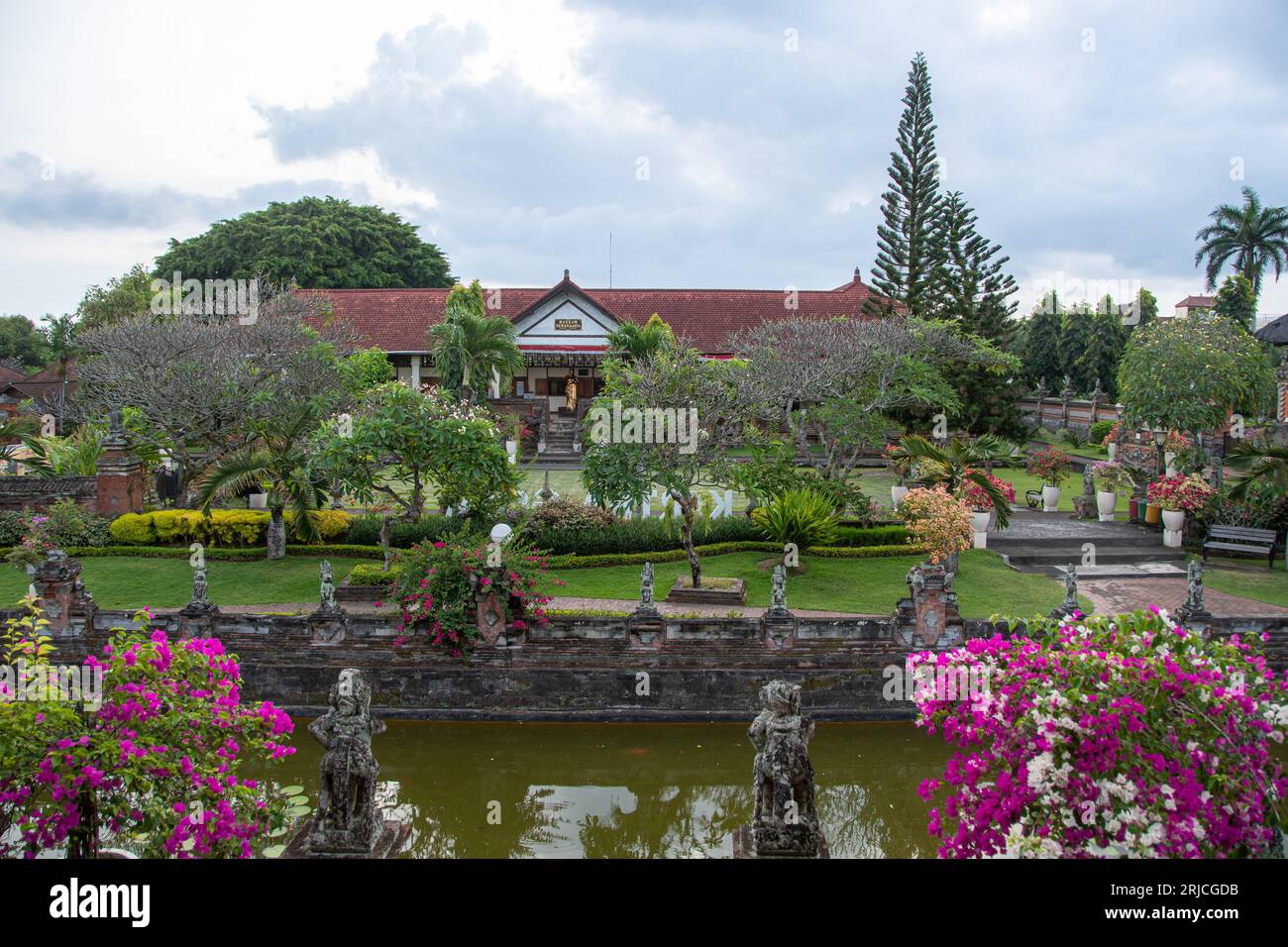 The 'Semarajaya Museum' in the town of Semarapura in Klungkung Regency Stock Photo