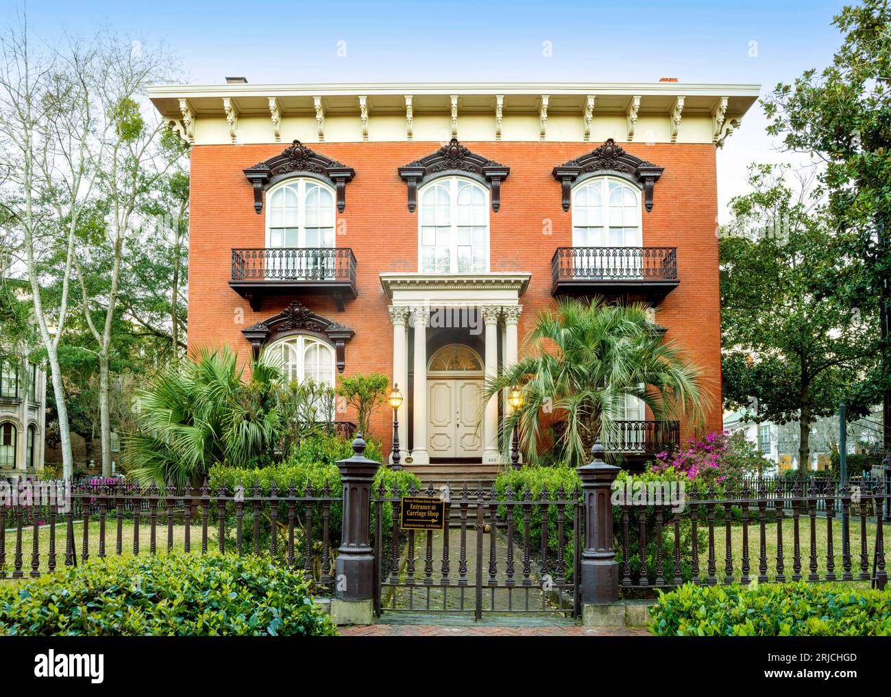 Mercer Williams House  Savannah,Georgia, United States of America Stock Photo
