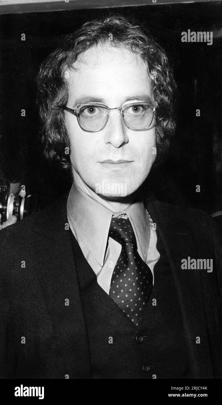 Film Composer JOHN BARRY at unidentified film premiere in late 1969 from P.I.C. Photos Ltd. 280 Uxbridge Road, London W12 Stock Photo