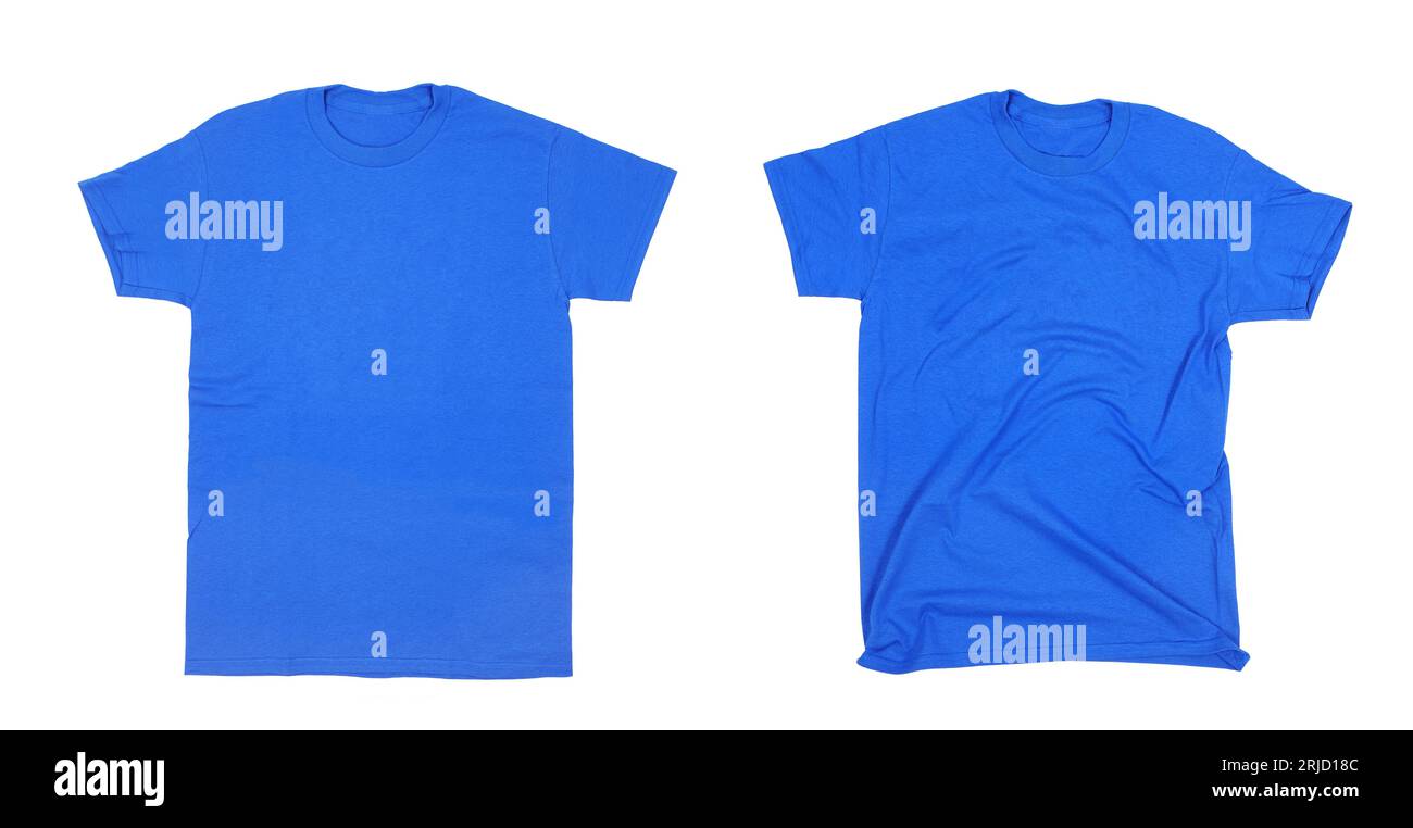 blue t shirt blank