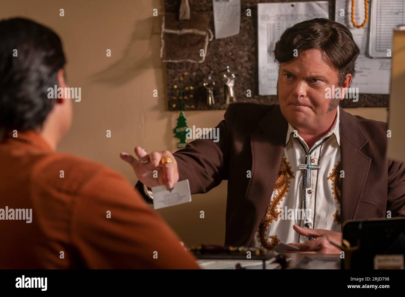 Rainn Wilson as Devoted Dan and Kiowa Gordon as Jim Chee "Dark Winds