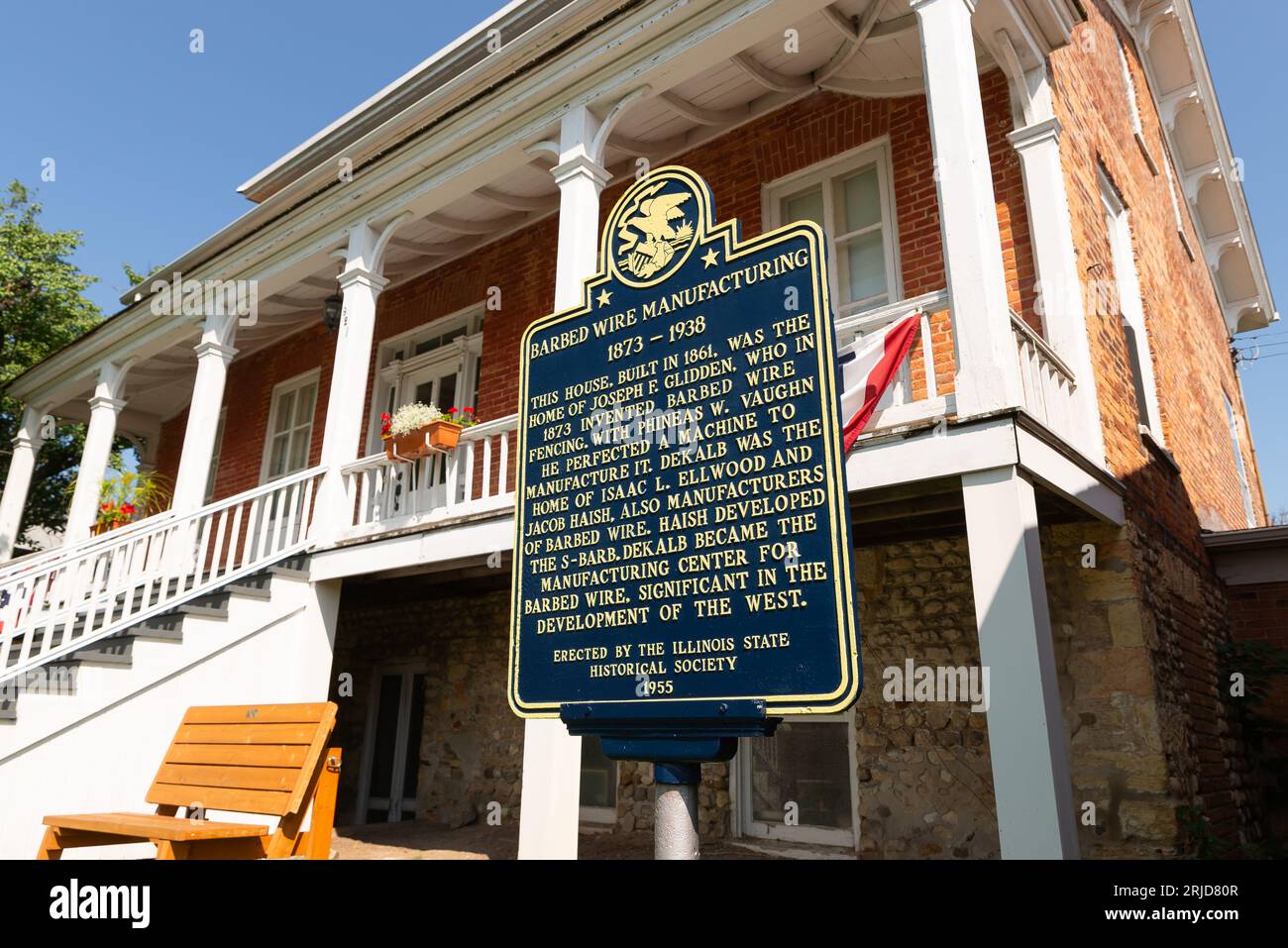 DeKalb, Illinois United States August 15th, 2023 Exterior of the