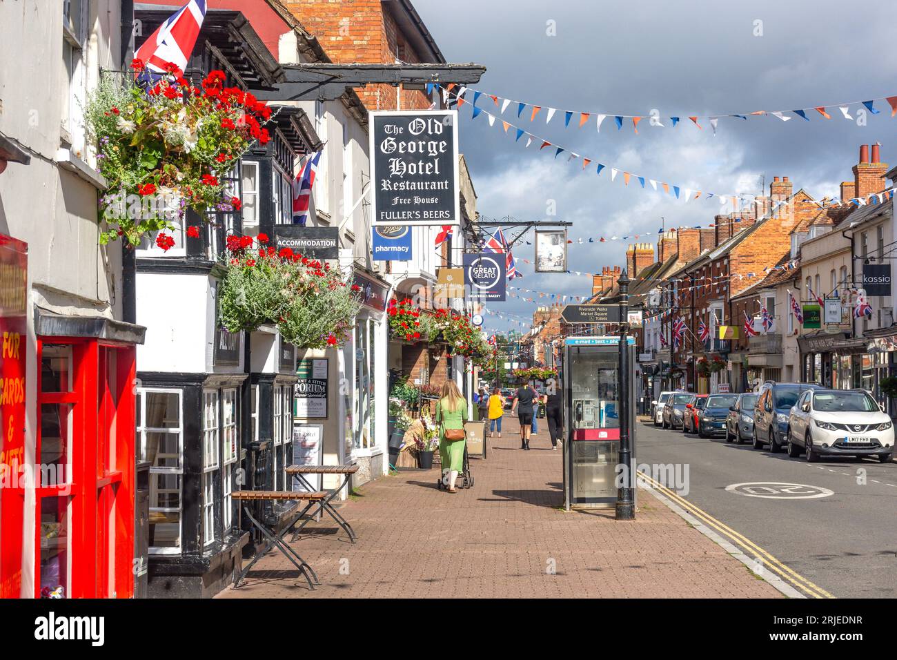 17th century Old Hotel, High Street, Stony Stratford