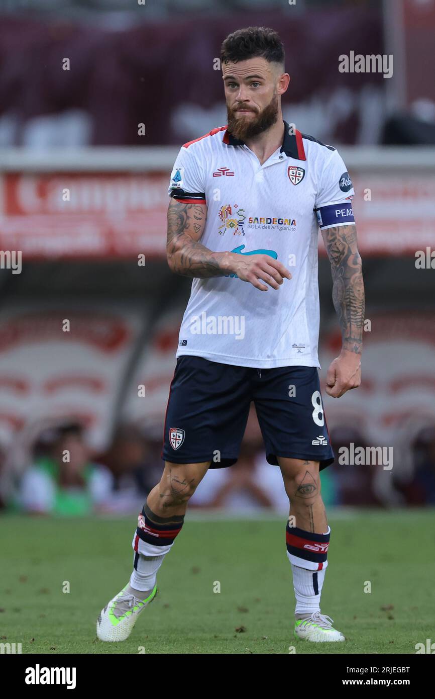 Nahitan Nandez of Cagliari looks on during the Serie A match