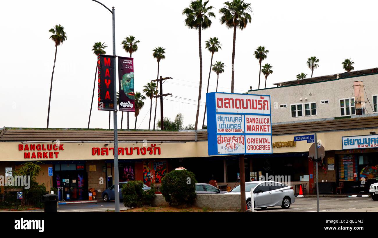 Los Angeles, California THAI TOWN an Asian Ethnic neighborhood located in central Los Angeles