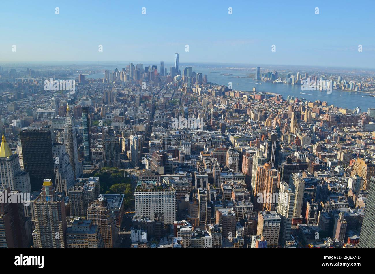 Aerial view of New York Stock Photo - Alamy