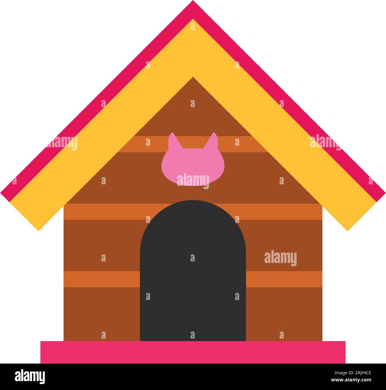 Cat House Icon Stock Vector Image Art Alamy cat-house-icon-stock-vector-image-art-alamy