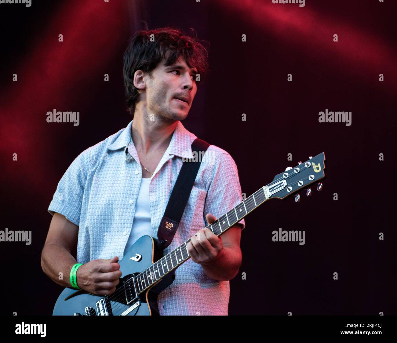 Sedgefield, UK. 19 Aug, 2023. The Vaccines performing at The Hardwick Festival 2023. Credit Tracy Daniel / Alamy Stock Photo