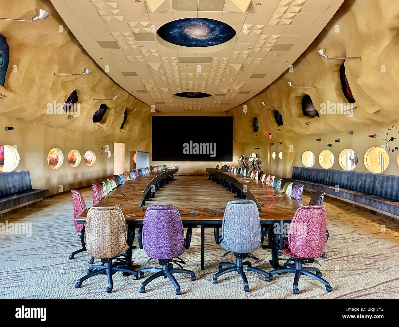 Conference room at Epic Systems on August 4, 2023 in Verona, Wisconsin