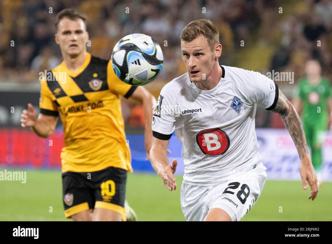 Dresden, Germany. 22nd Aug, 2023. Soccer: 3rd league, Dynamo Dresden