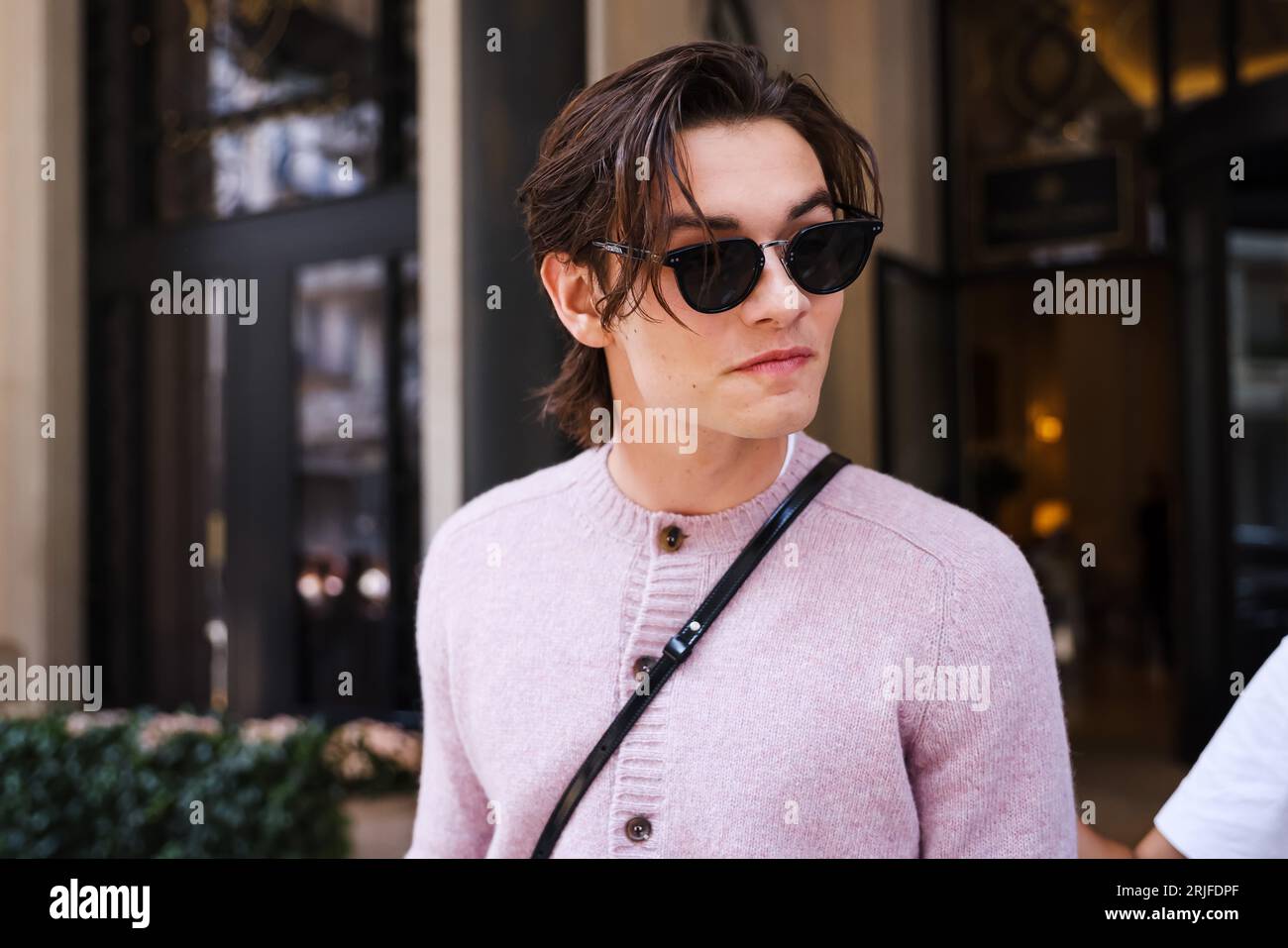 Milan, Italy. 18th June, 2023. Louis Partridge is seen during the Milan Men's Fashion Week