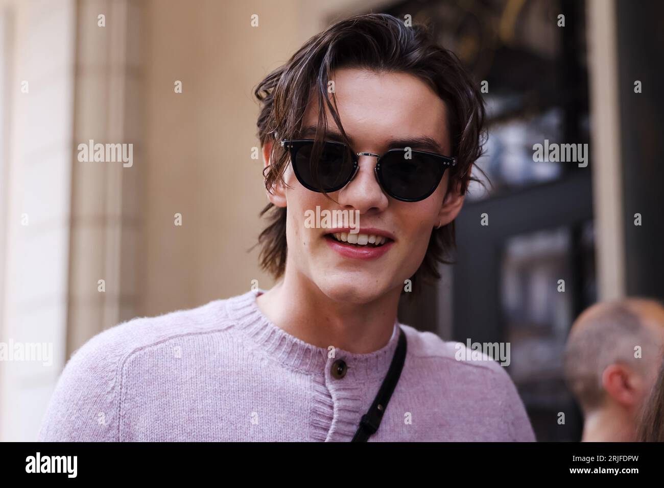 Milan, Italy. 18th June, 2023. Louis Partridge is seen during the Milan Men's Fashion Week