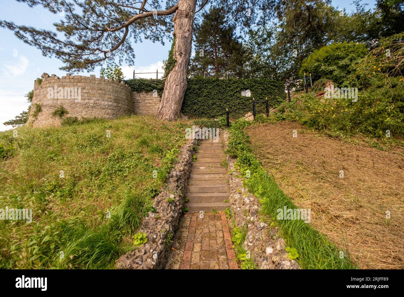Castle Gardens, Wallingford, Oxfordshire Stock Photo Alamy