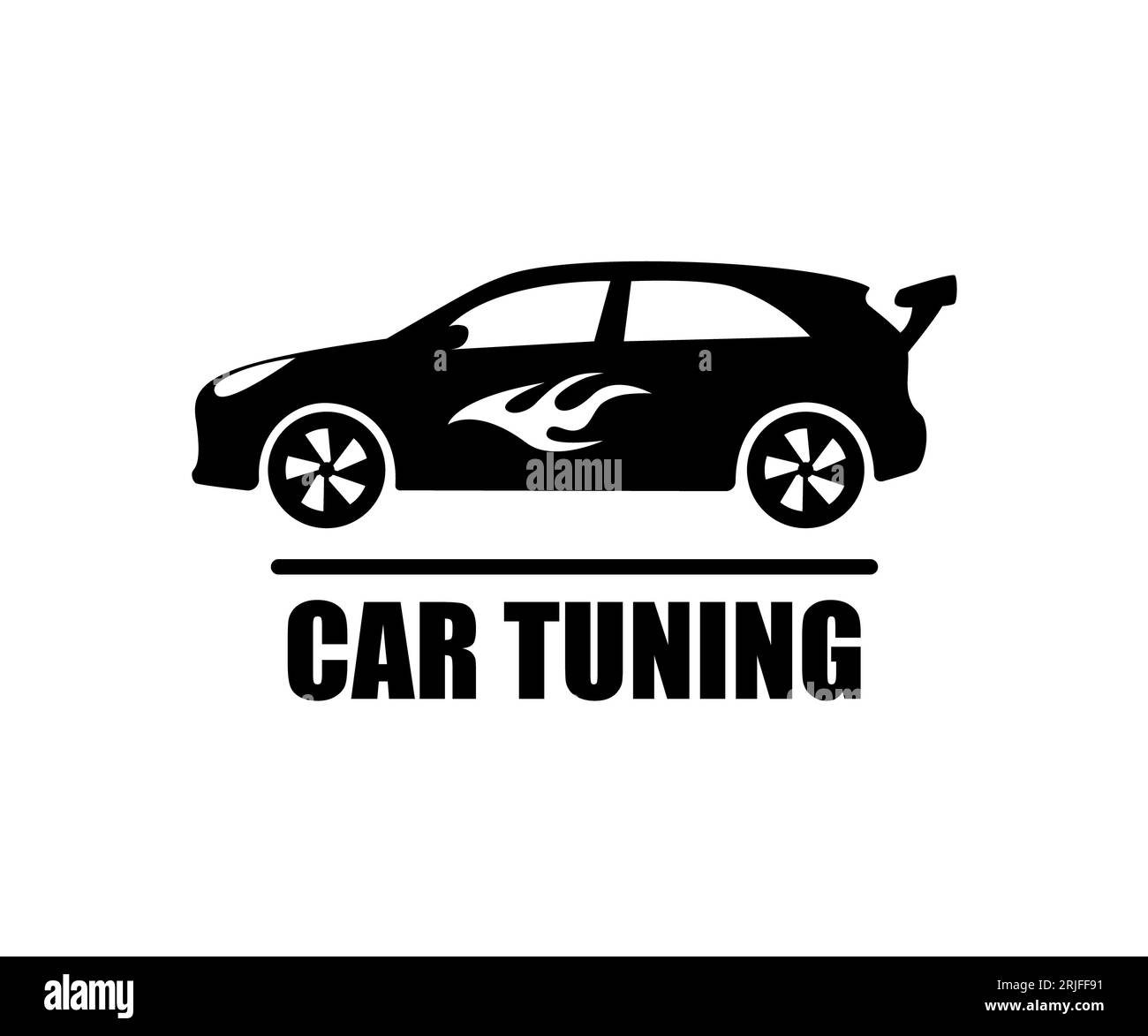 Car tuning icon. Vector logo design Stock Photo Alamy