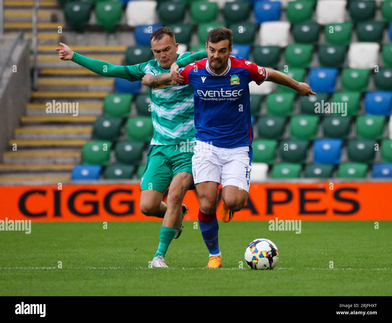 Windsor Park, Belfast, Northern Ireland, UK. 22nd Aug 2023. Sports