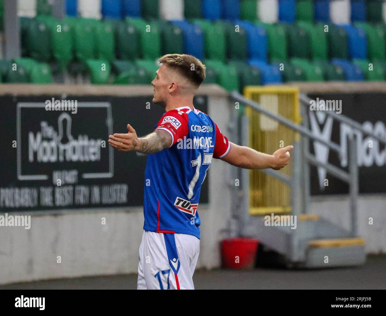 Windsor Park, Belfast, Northern Ireland, UK. 22nd Aug 2023. Sports