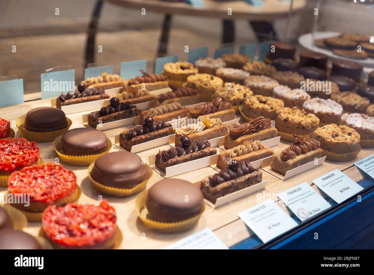 Lyon, France January 26, 2022 Traditional Lyonnaise desserts