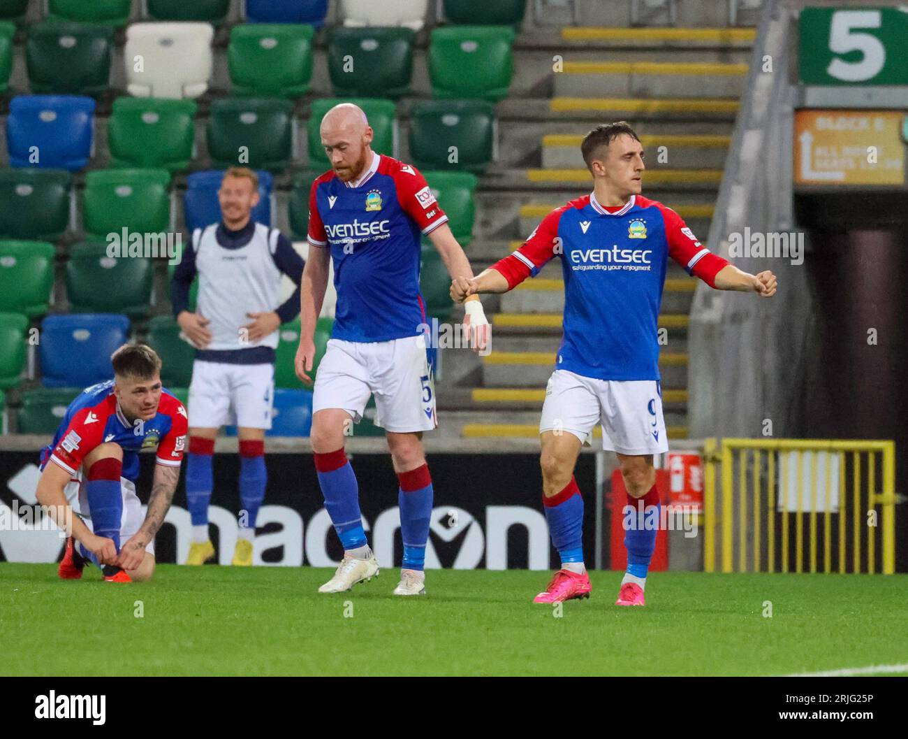 Windsor Park, Belfast, Northern Ireland, UK. 22nd Aug 2023. Sports