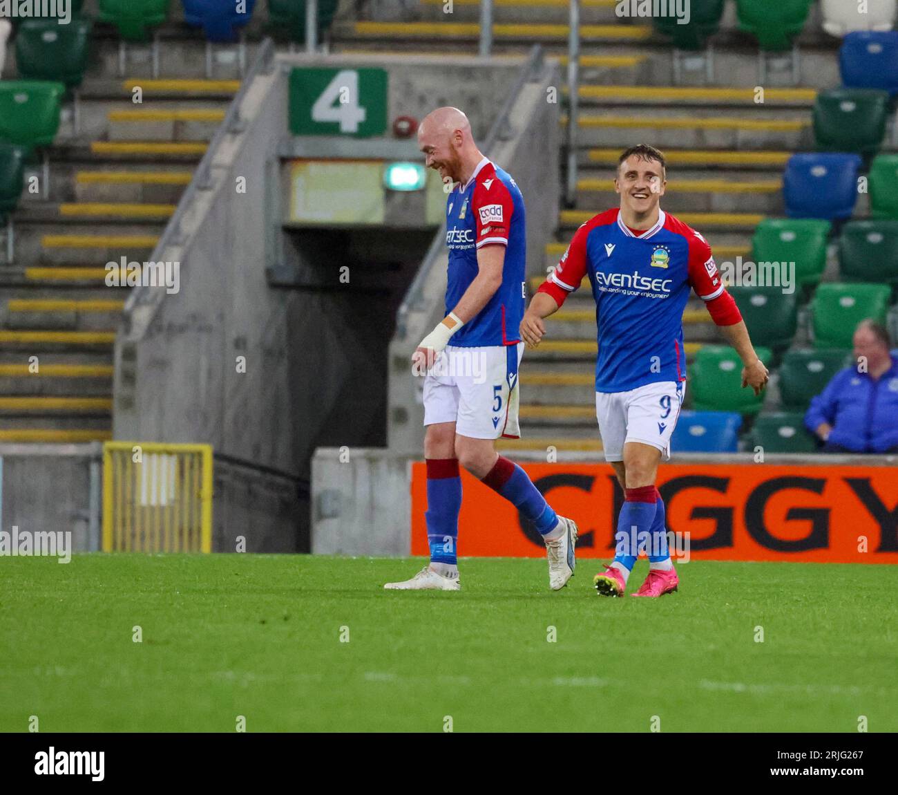 Windsor Park, Belfast, Northern Ireland, UK. 22nd Aug 2023. Sports