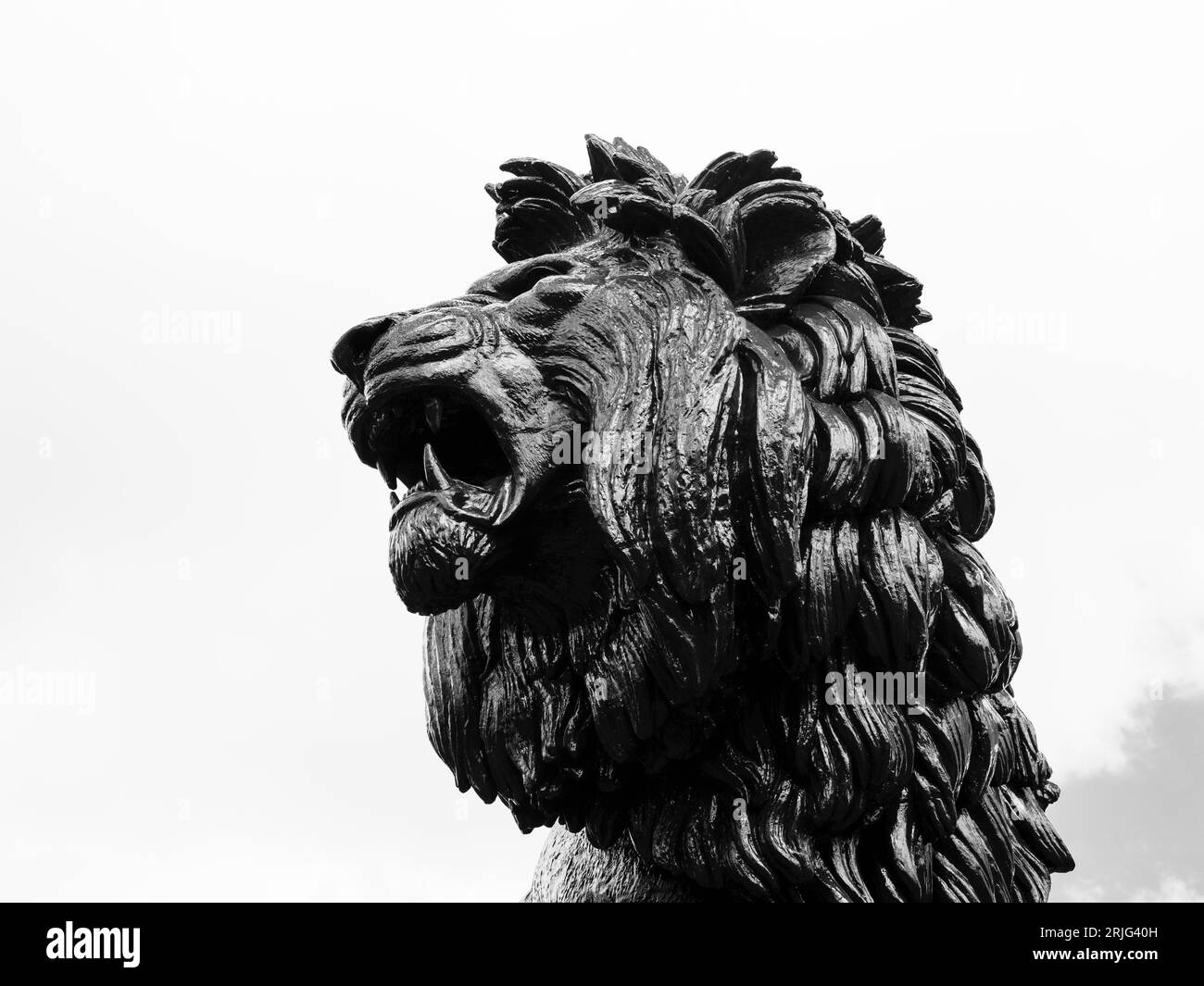 Maiwand Lion, Statue, Forbury Gardens, Reading, Berkshire, England, UK, GB. Stock Photo