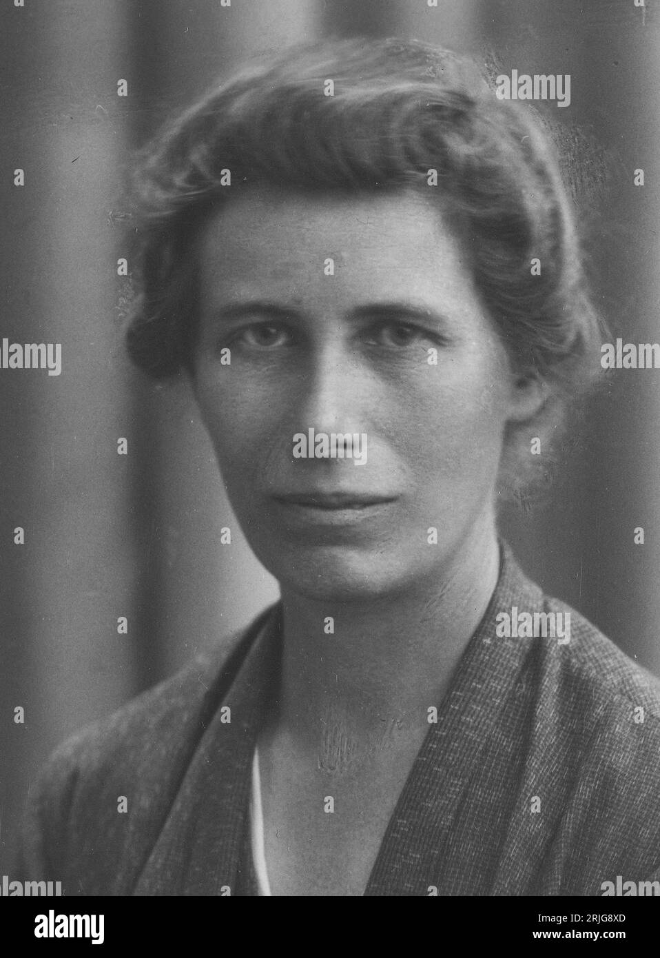 Inge Lehmann, (1888 – 1993) Danish seismologist and geophysicist Stock Photo