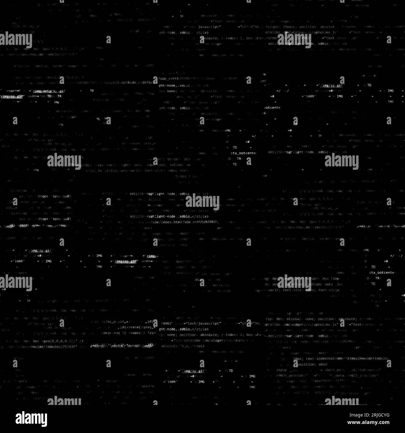 Abstract black and white computer code background pattern Stock Photo ...