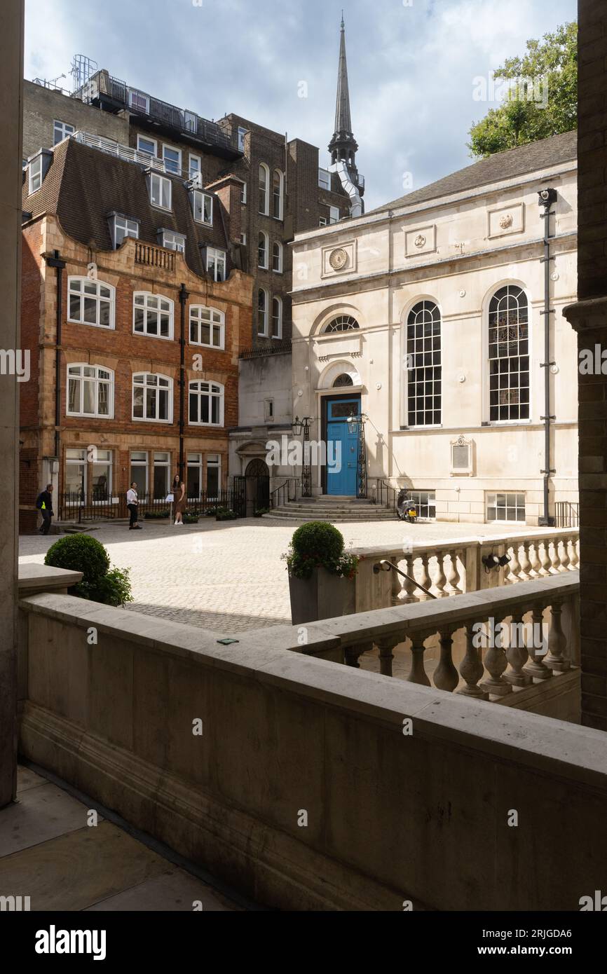 stationers-hall-is-a-grade-i-listed-building-in-city-of-london-stock