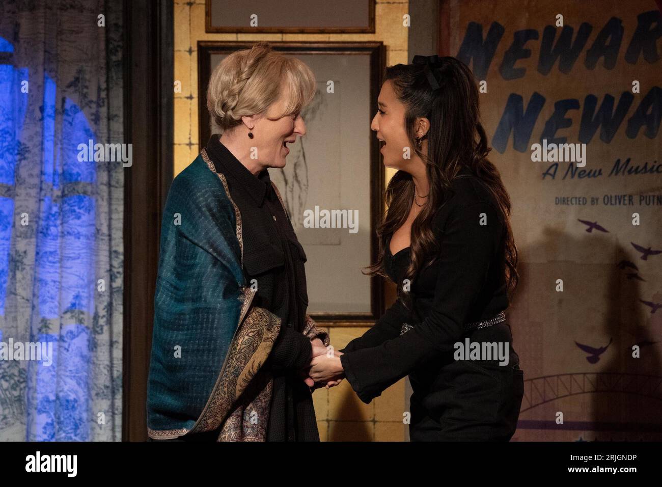 ONLY MURDERS IN THE BUILDING, from left Meryl Streep, Ashley Park